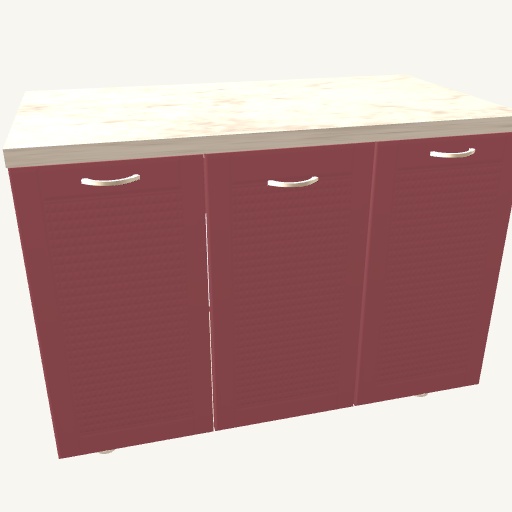 Insulă 120x60 cu uși