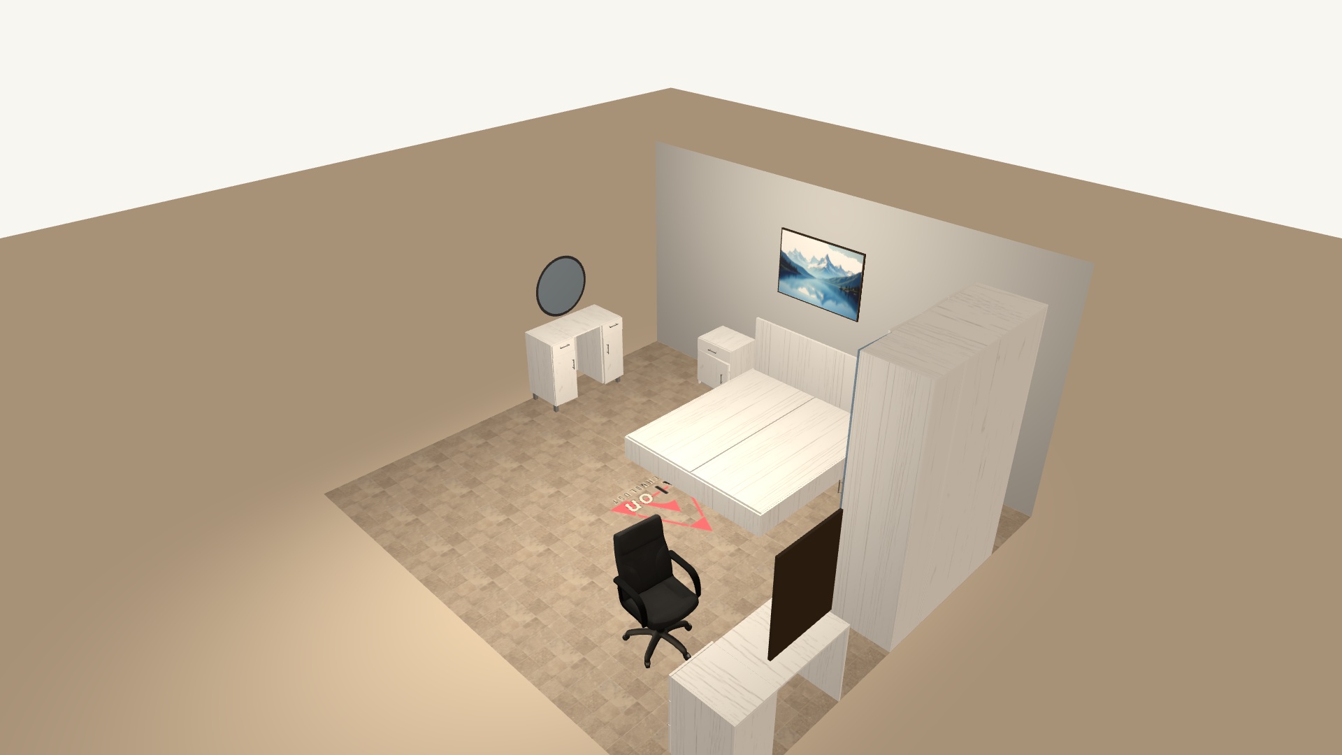 Dormitor White Oak unghi 7