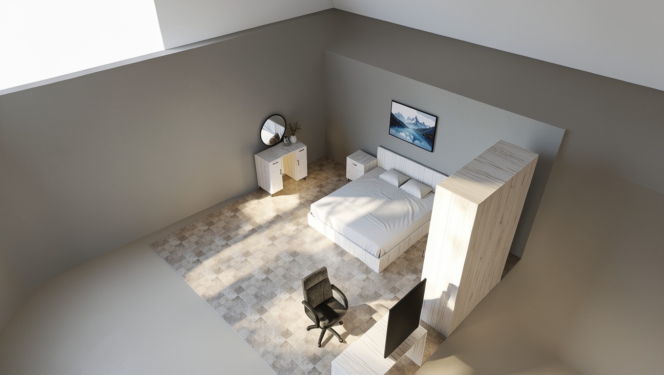 Dormitor White Oak