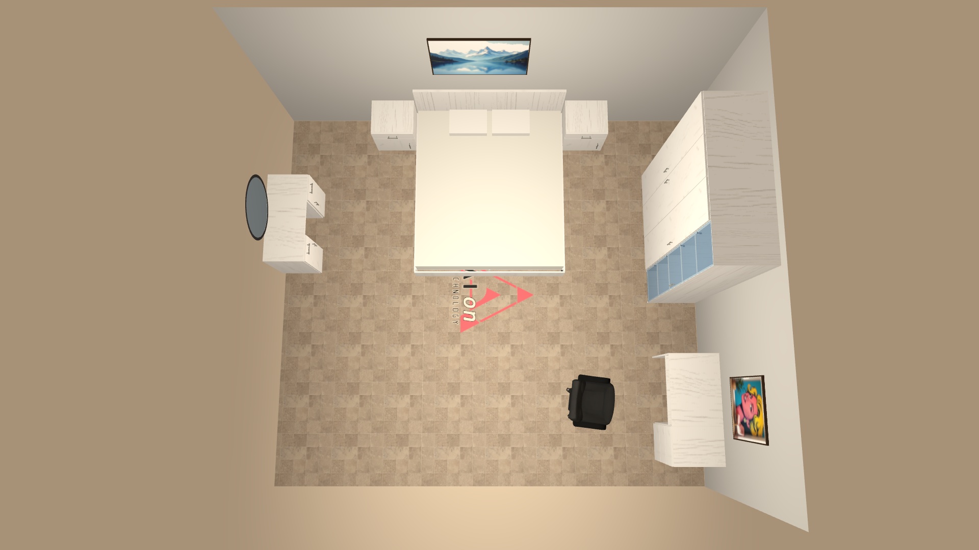 Dormitor White Oak unghi 6